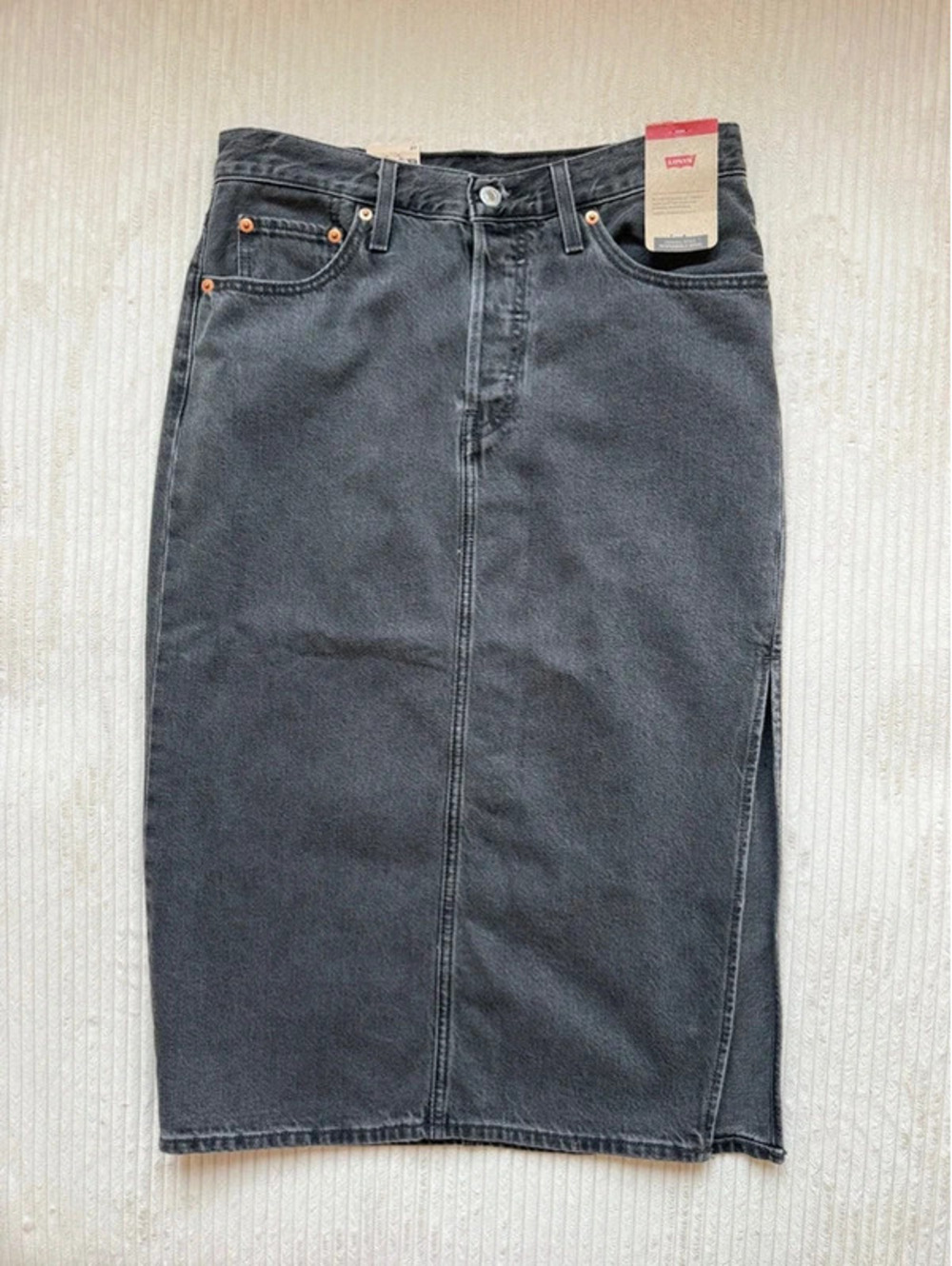 Levi's Women's Denim Side Slit Skirt